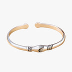 Retro Silver-Tone Friendship Bracelet, Soft Fit