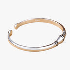 Retro Silver-Tone Friendship Bracelet, Soft Fit