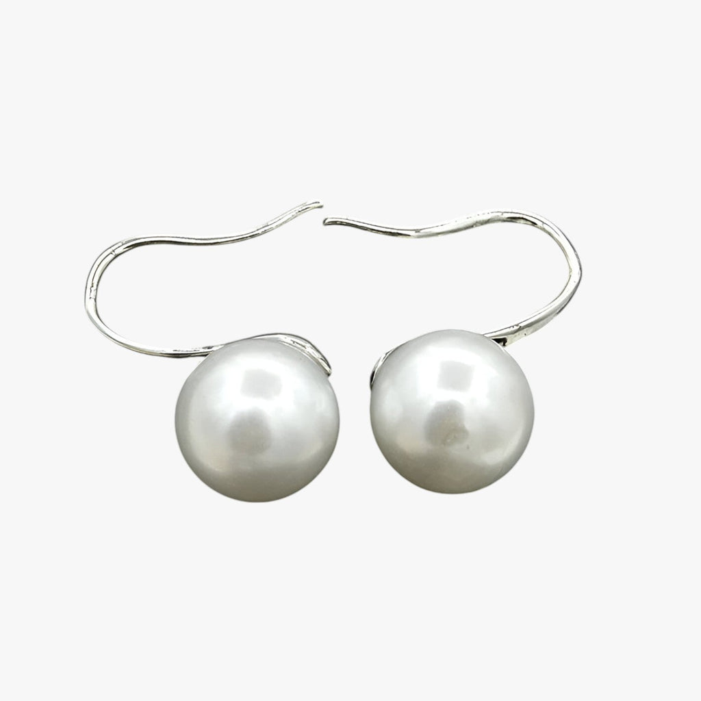 Pearl Earrings with Gold-Tone Setting