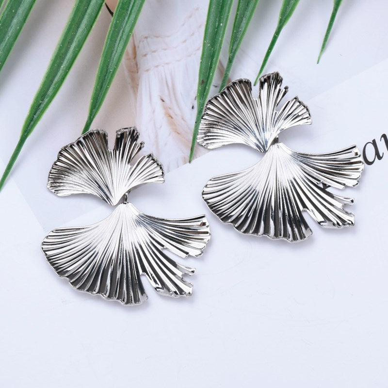 Bohemian Geometric Earrings in Two Tones