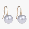 Pearl Earrings with Gold-Tone Setting