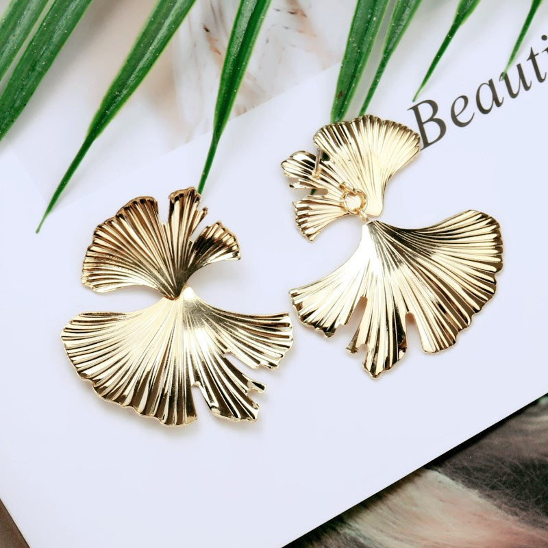 Bohemian Geometric Earrings in Two Tones