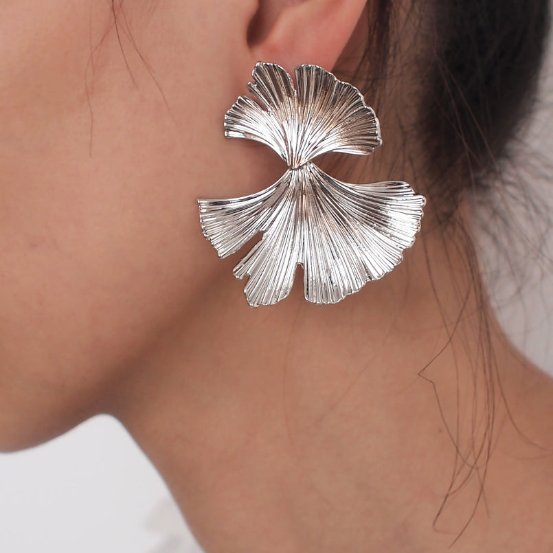 Bohemian Geometric Earrings in Two Tones
