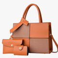 Retro Water-Repellent Large Tote Bag with Laptop Space