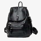 Soft Vintage-Style Leather Backpack for Women