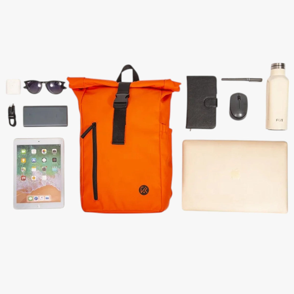 Omkeerbare glanzende reisrugzak van gerecycled materiaal met sterrenontwerp
