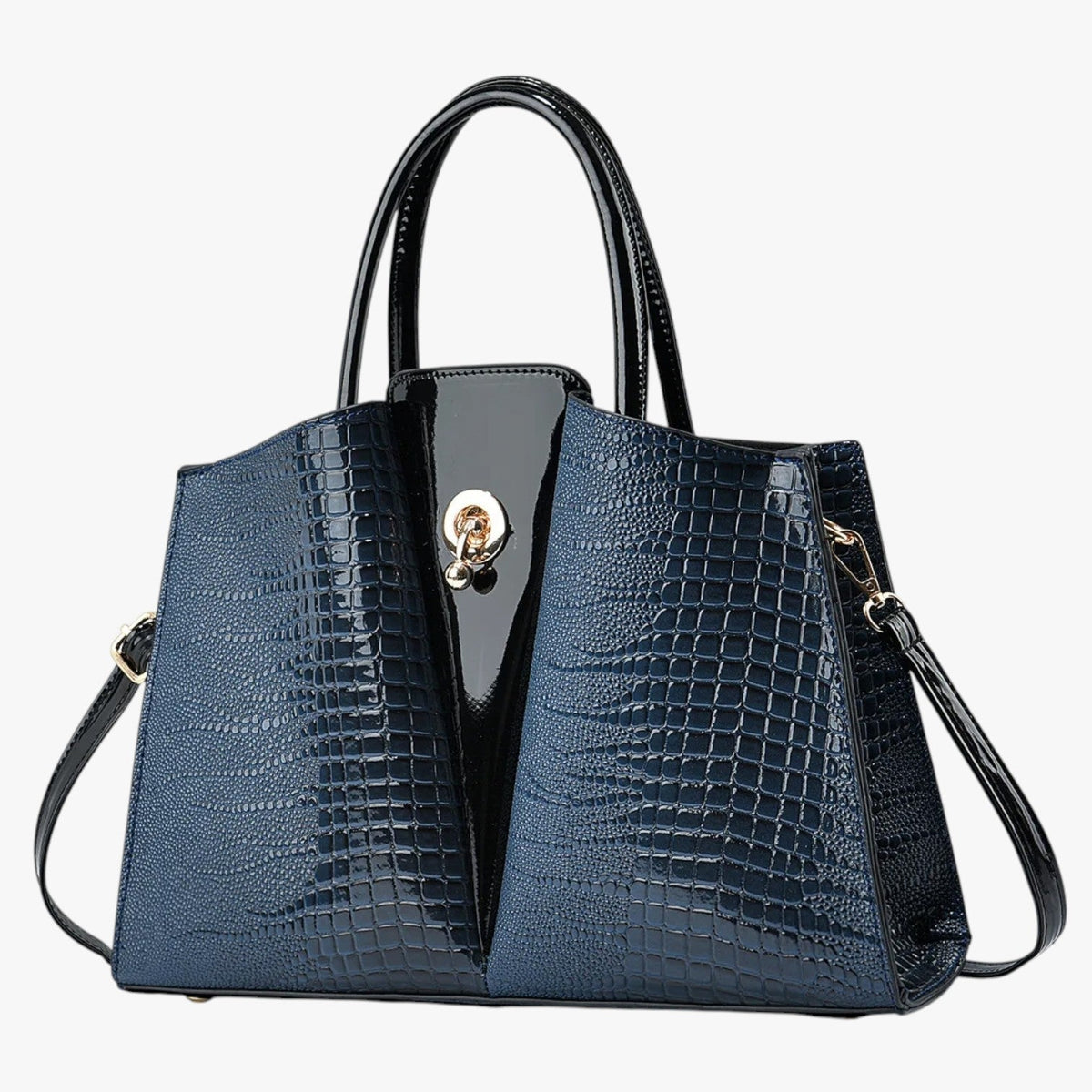 Women's Spacious Structured Tote Bag with Compartments