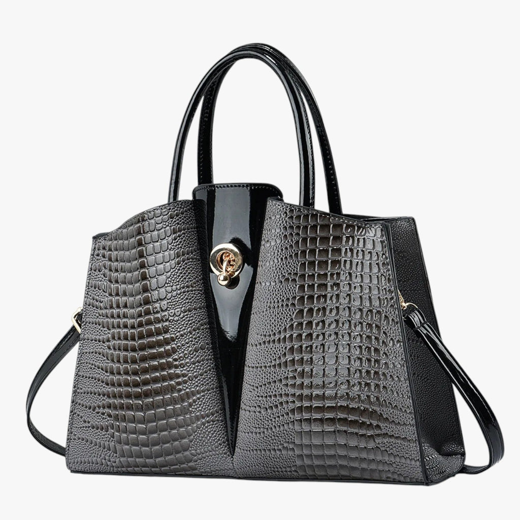 Women's Spacious Structured Tote Bag with Compartments