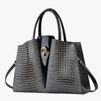 Women's Spacious Structured Tote Bag with Compartments