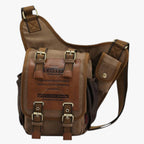 Men's Lightweight Vintage Nylon Messenger Bag