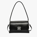 Embossed Glossy Shell Bag with Luxurious Finish