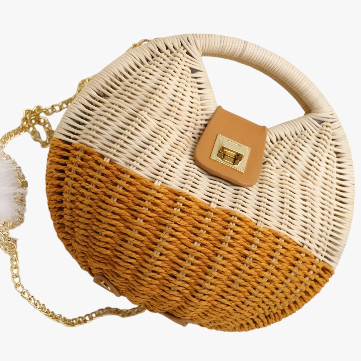 Bohemian Lightweight Spacious Straw Summer Shoulder Bag