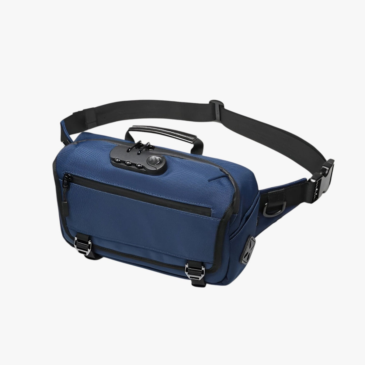 Water-Resistant Anti-Theft Belt Bag with USB Charging Port
