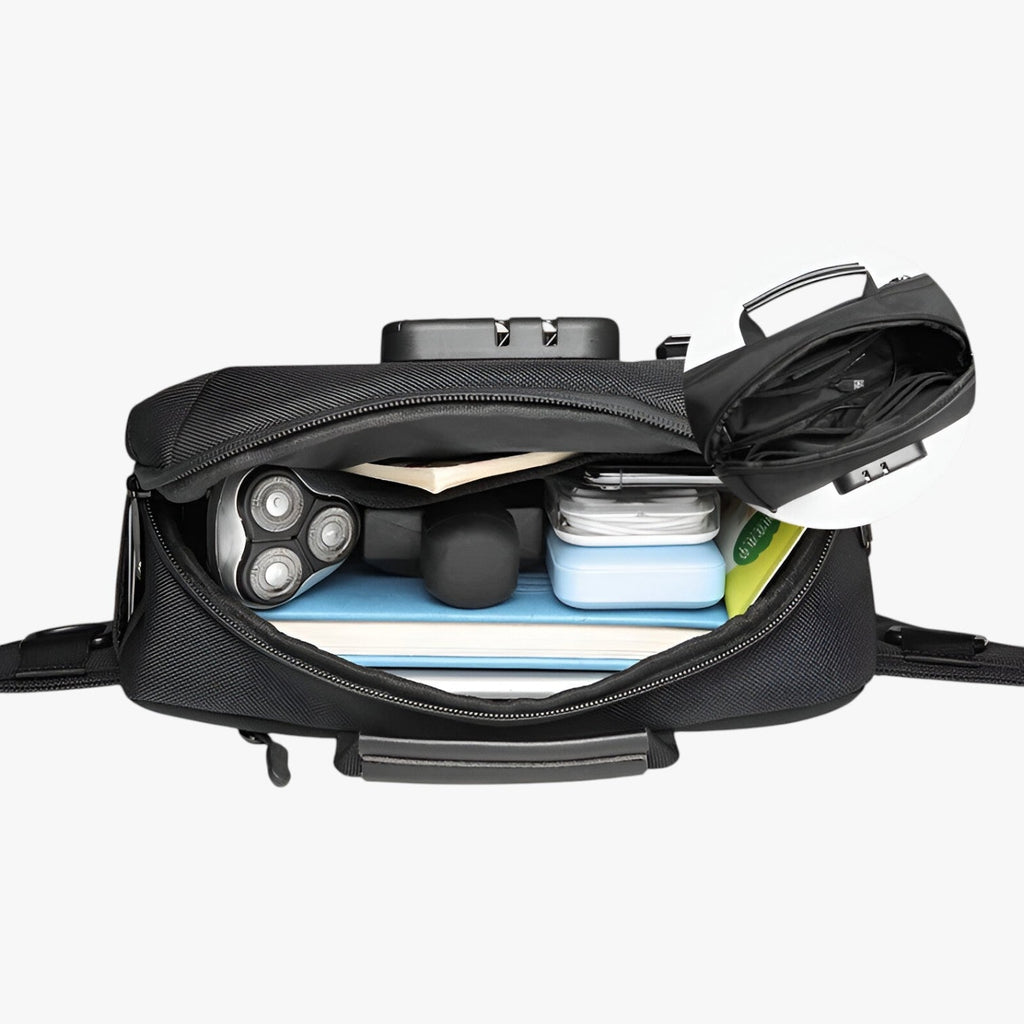 Water-Resistant Anti-Theft Belt Bag with USB Charging Port