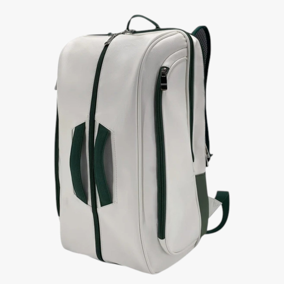 Water-Resistant PU Tennis Backpack with Sealed Shoe Compartment
