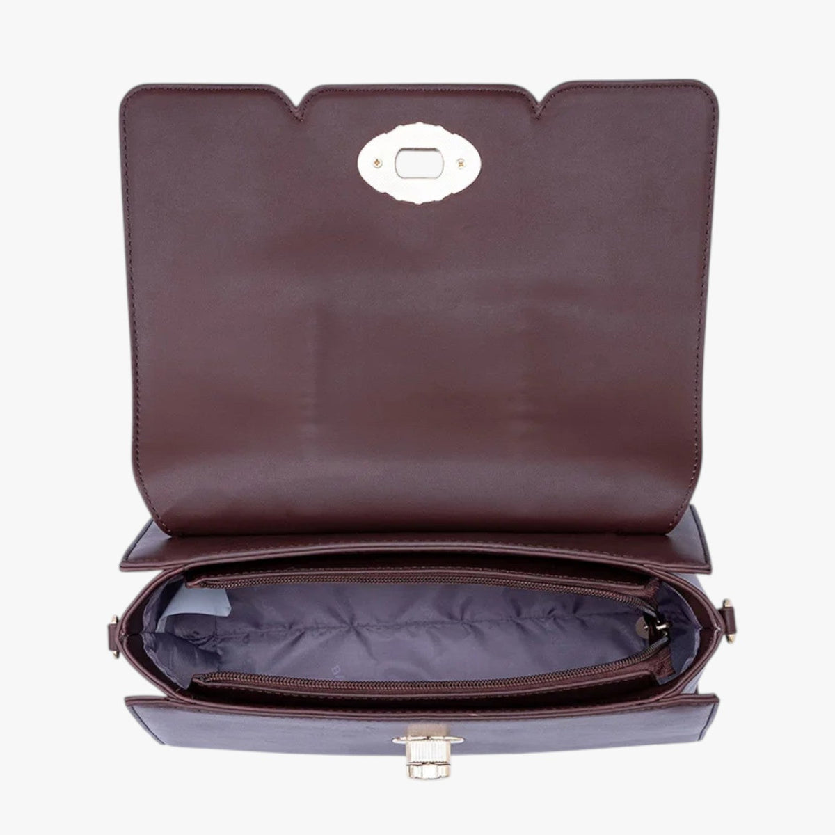 Durable Refined PU Leather Everyday Handbag