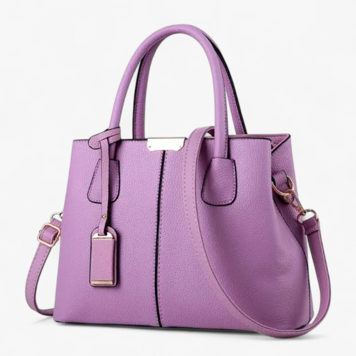 Chic Versatile Leather Everyday Handbag in Six Colours