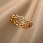 Adjustable Link Chain Ring