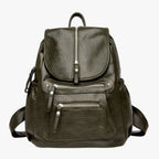 Soft Vintage-Style Leather Backpack for Women