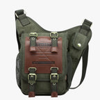 Men's Lightweight Vintage Nylon Messenger Bag