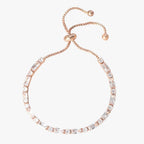 Geometric Open Cuff Bracelet with Zircon Detail
