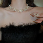 Pearl and Crystal Jewellery Set