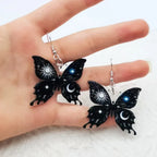 Sun, Moon and Butterfly Earrings