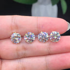 Four-Prong Solitaire Stud Earrings