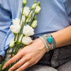 Turquoise and Amazonite Bracelet