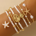 Bohemian Starfish Beach Bracelet Set