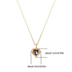 Ketting met kristallen oceaanharthanger