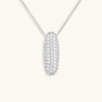Pavé Bubble Initial Necklace