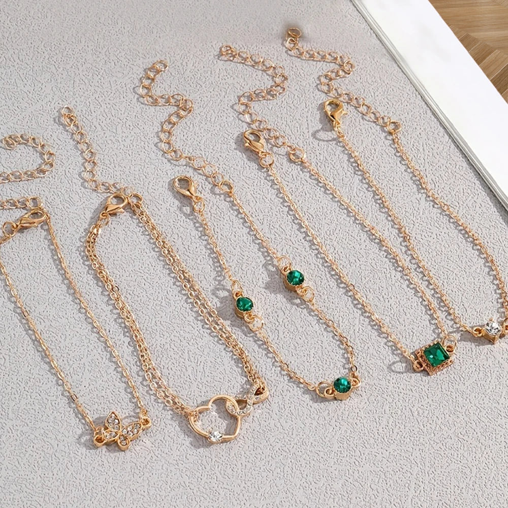 Five-Piece Infinity Bracelet Collection