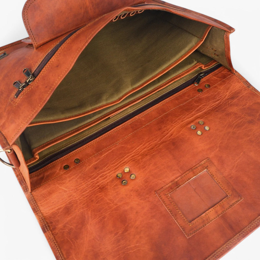 Timeless Crossbody Messenger Bag in 16 or 18-Inch