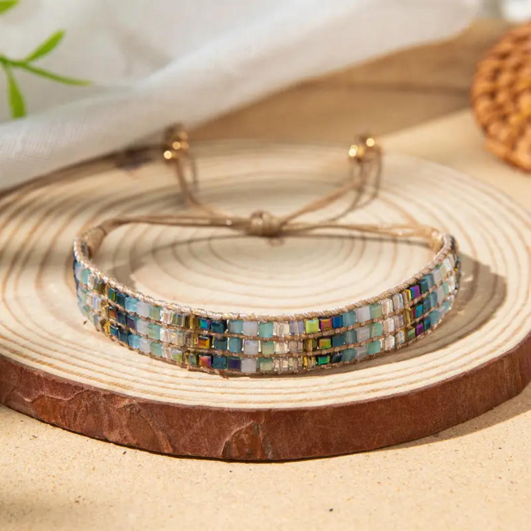 Iridescent Opal-Look Bracelet