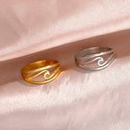 Ocean Wave Open Ring