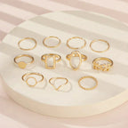 Pachet de 11 inele vintage