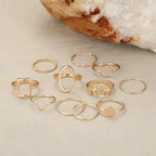 Pachet de 11 inele vintage