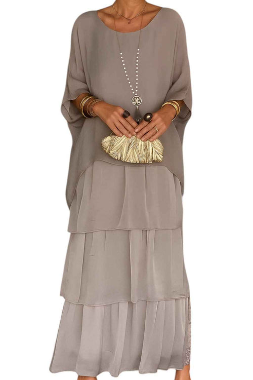 A-Line Maxi Dress with a Flowing Skirt for Special Occasions