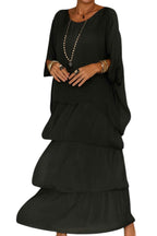A-Line Maxi Dress with a Flowing Skirt for Special Occasions