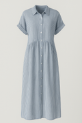 Midi Dress with Side Pockets and a Comfortable Everyday Cut