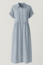 Midi Dress with Side Pockets and a Comfortable Everyday Cut