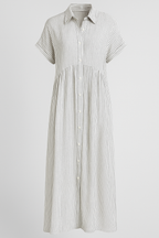 Midi Dress with Side Pockets and a Comfortable Everyday Cut