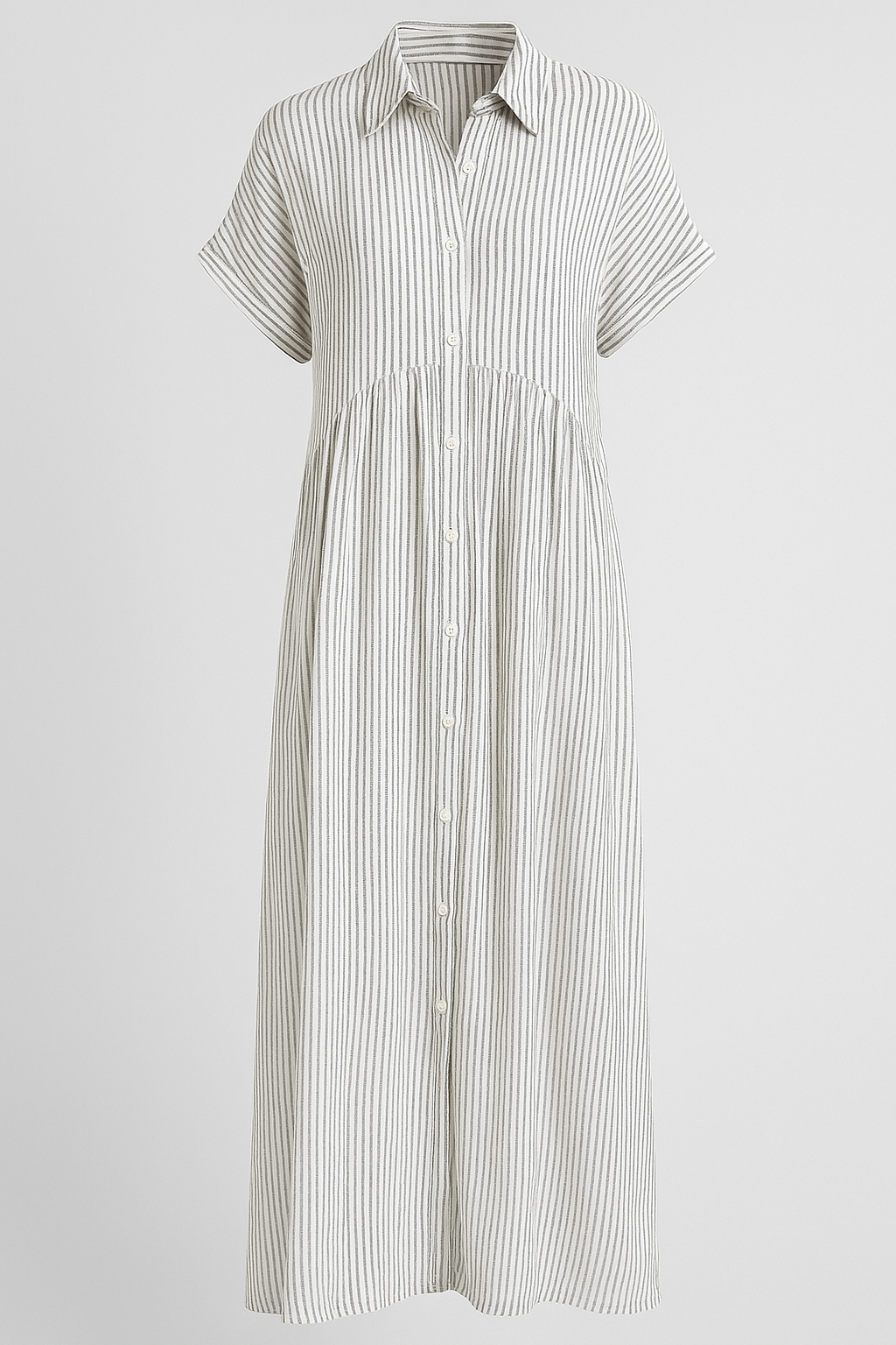 Midi Dress with Side Pockets and a Comfortable Everyday Cut