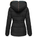 Hooded Winter Parka with Lined Interior and Zip Front