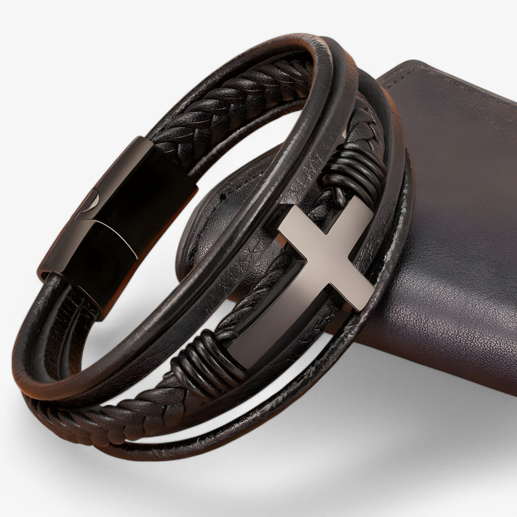 Roestvrijstalen schakelarmband met stevig gewicht