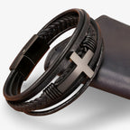 Roestvrijstalen schakelarmband met stevig gewicht
