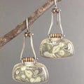 Vintage-Style Washed Stone Earrings