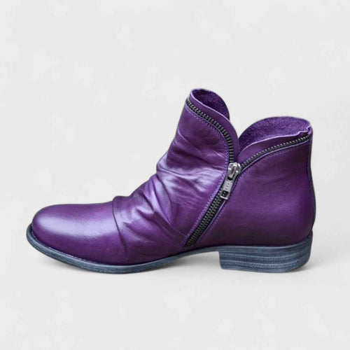 Ankle Boots with Gel Insole and 4 cm Supportive Block Heel