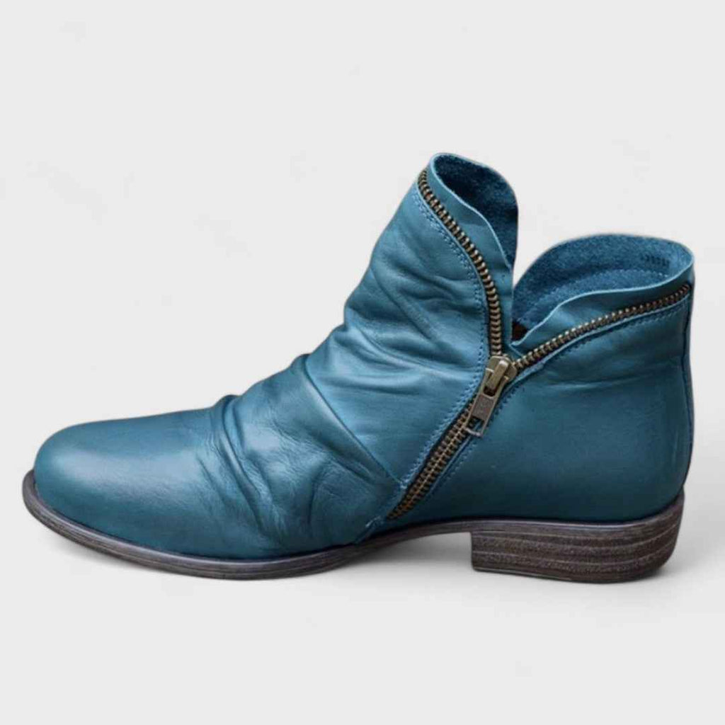 Ankle Boots with Gel Insole and 4 cm Supportive Block Heel